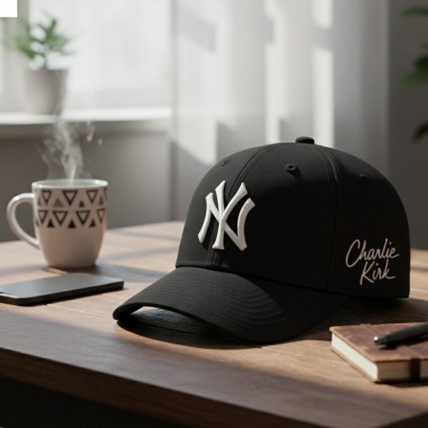 New York Yankees Charlie Kirk Signature Hat