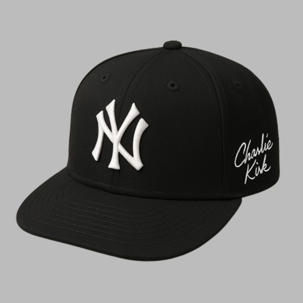 New York Yankees Charlie Kirk Signature Hat