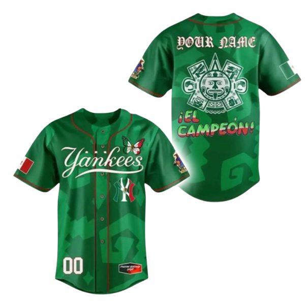 New York Yankees Mexican Heritage Night 2025 Jersey