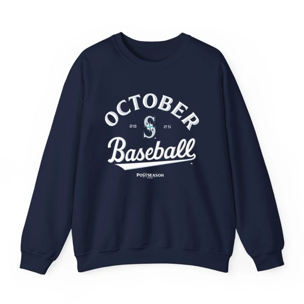 October Baseball 2025 Seattle Mariners Shirt