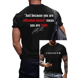 Charlie Kirk Freedom Two Sided T Shirt