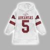 Razorbacks #5 Football Unisex Blanket Hoodie
