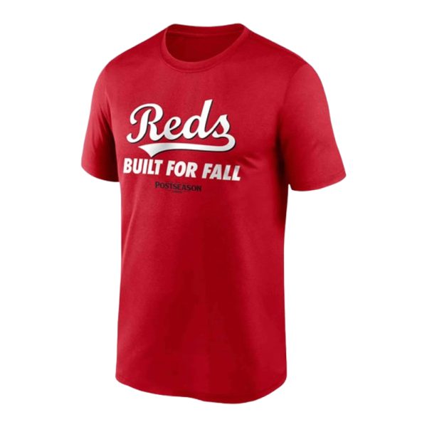 Reds 2025 October Baseball Built For Fall Shirt