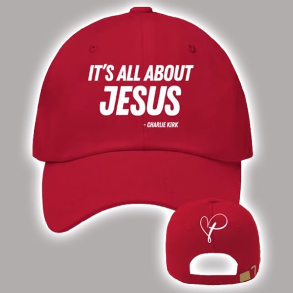 Retro It's All About Jesus Print Baseball Cap