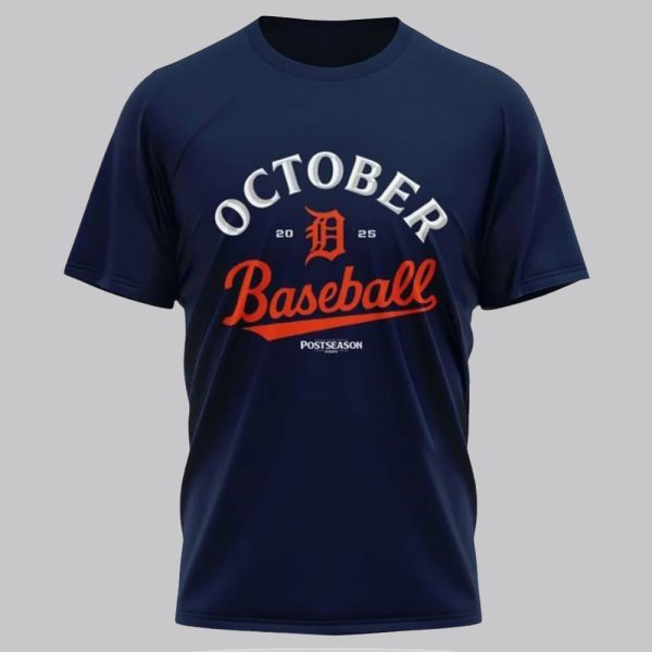 Tigers 2025 November Baseball Shirt