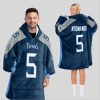 Titans 05 Football Unisex Blanket Hoodie