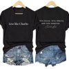V Neck Retro Live Like I Love Jesus Love Liberty And Love America Print T Shirt