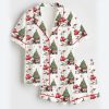 Women's Oops I Got Another Tree Funny Christmas Goose Satin Pajama Set