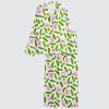 Women's Trendy Pickle Girly Coquette Pickles And Bows Satin Pajama Set