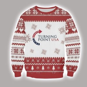 Charlie Kirk Turning Point USA Ugly Christmas Sweater