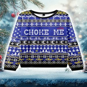 Choke Me Y2K Ugly Christmas Sweater