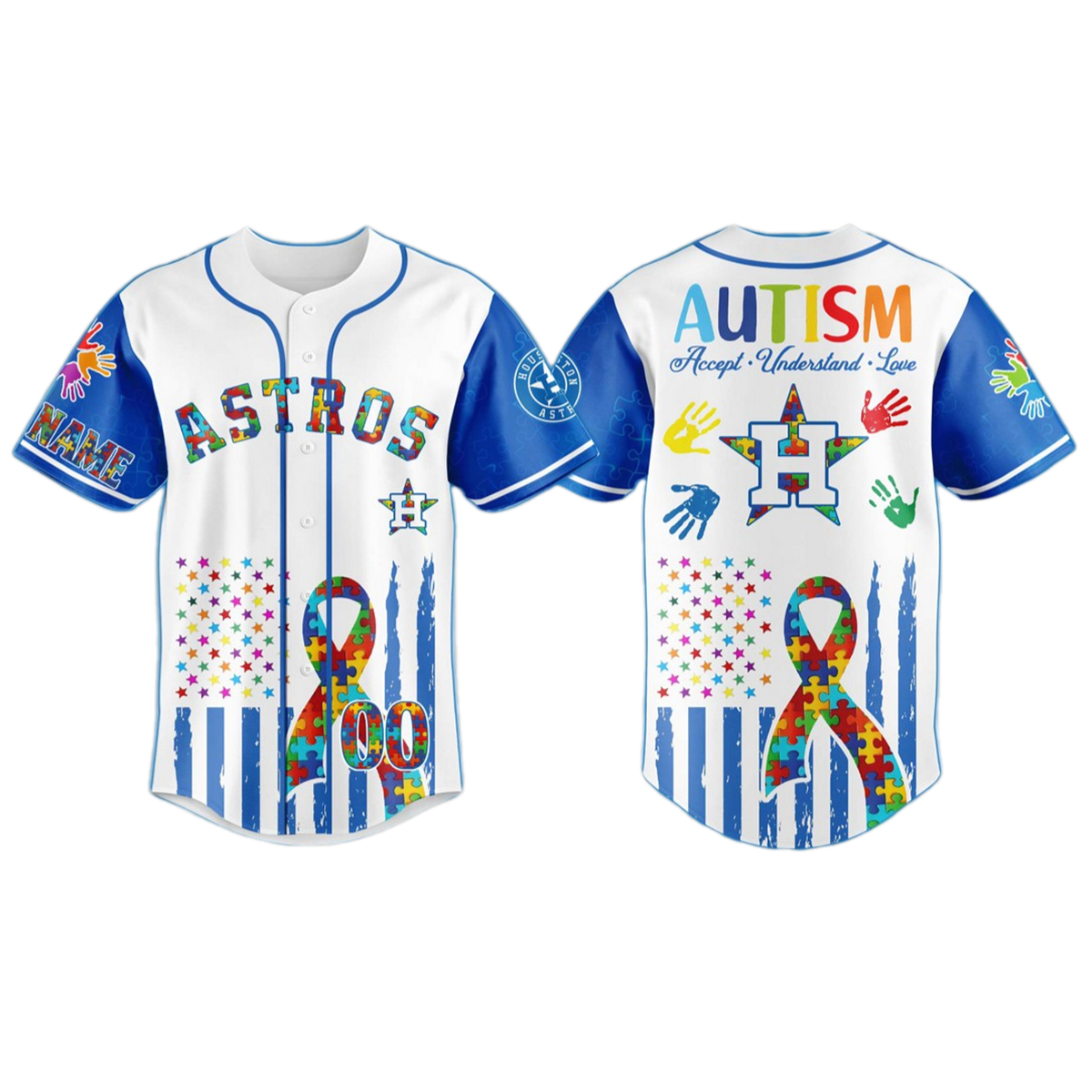 2025 Astros Austim Baseball Jersey