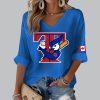 2025 Blue Jays Canada Waffle Long Sleeve T Shirt