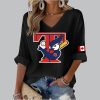 2025 Blue Jays Canada Waffle Long Sleeve T Shirt 2