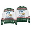 2025 Blue October Ghost Dodgers Christmas Ugly Sweater