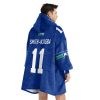 Adult 11 Seahawks Football Unisex Blanket Hoodie