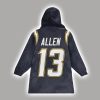 Allen 13 Los Angeles C Football Unisex Blanket Hoodie 1