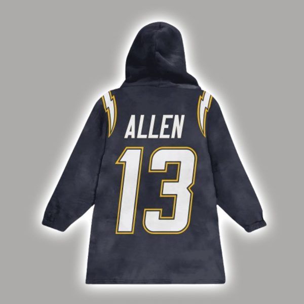 Allen 13 Los Angeles C Football Unisex Blanket Hoodie 1