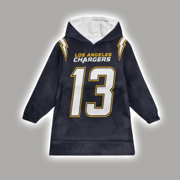 Allen 13 Los Angeles C Football Unisex Blanket Hoodie 2