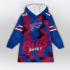 Allen JA 17 Bills Football Unisex Blanket Hoodie 2