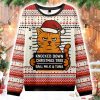 Arrested Cat Christmas Ugly Sweater