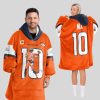 BN 10 Broncos Football Unisex Blanket Hoodie
