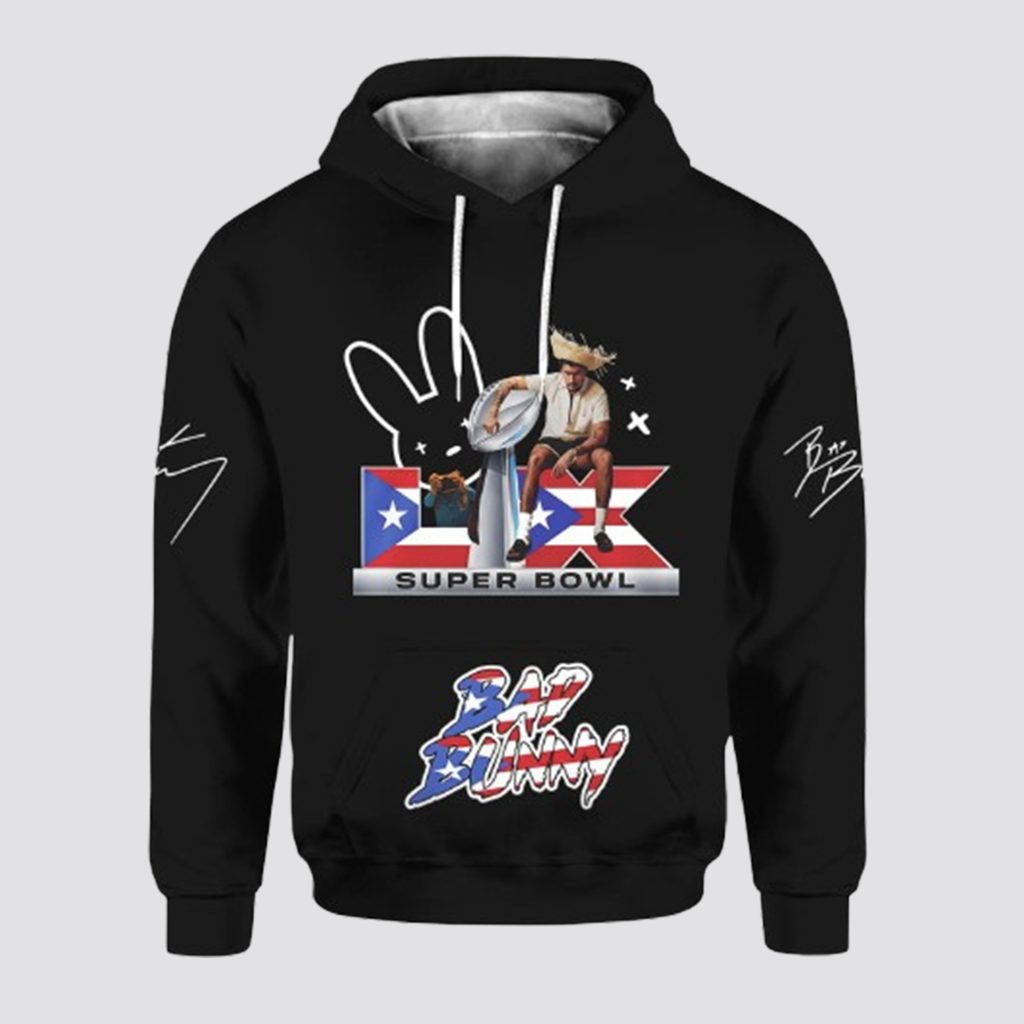 Bad Bunny Here For The Benito Bowl The Best Half Time 2025 Hoodie