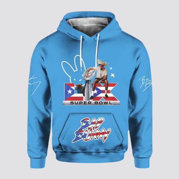 Bad Bunny Here For The Benito Bowl The Best Half Time 2025 Hoodie