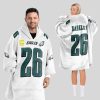 Barkley 26 Eagles Football Unisex Blanket Hoodie 1