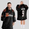 Believe Burrow 9 Bengals Football Unisex Blanket Hoodie 1