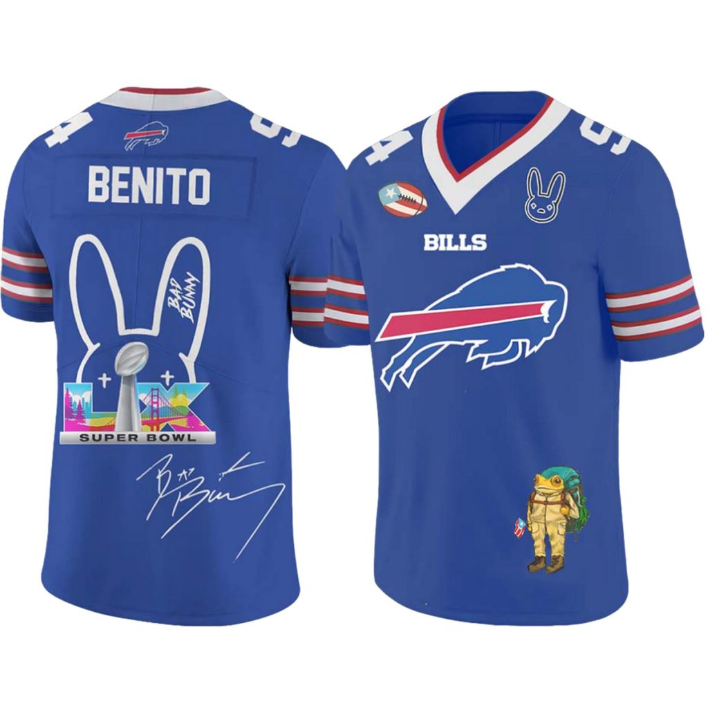 Bills Bad Bunny Halftime Show Benito Bowl Jersey