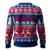 Bills Reindeer Football Christmas Ugly Sweater