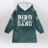 Bird Gang SB 26 Eagles Football Unisex Blanket Hoodie