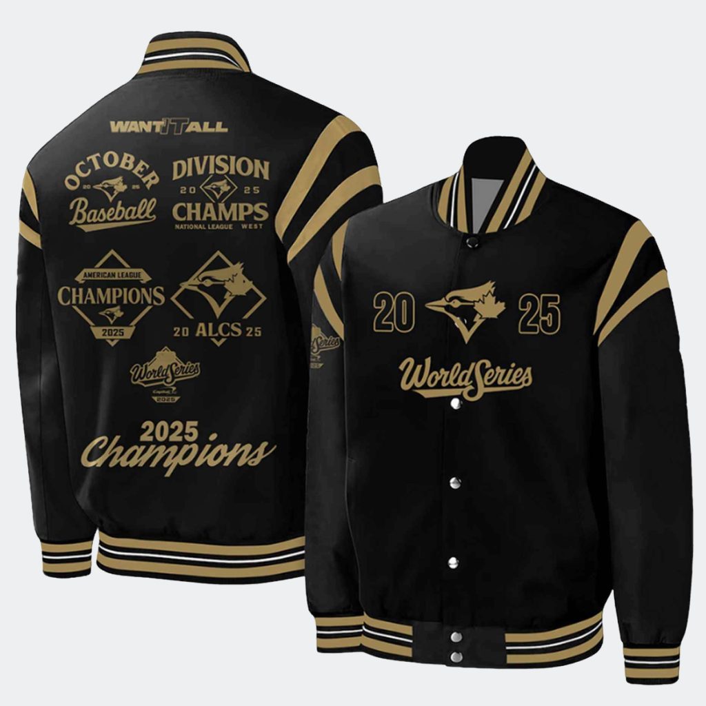 Blue Jays 2025 World Series Champions Baseball Jacket