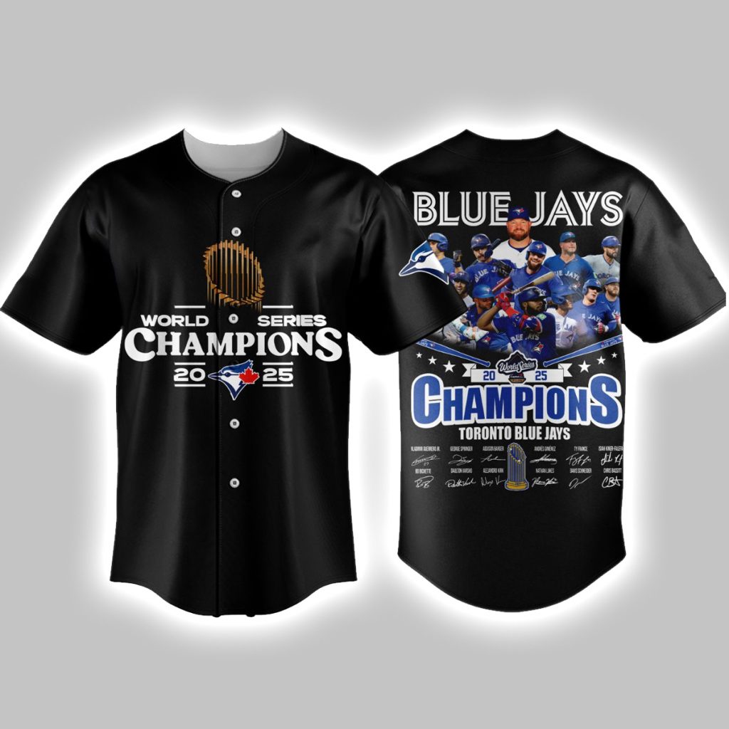 Blue Jays 2025 World Series Champions Signature Jersey