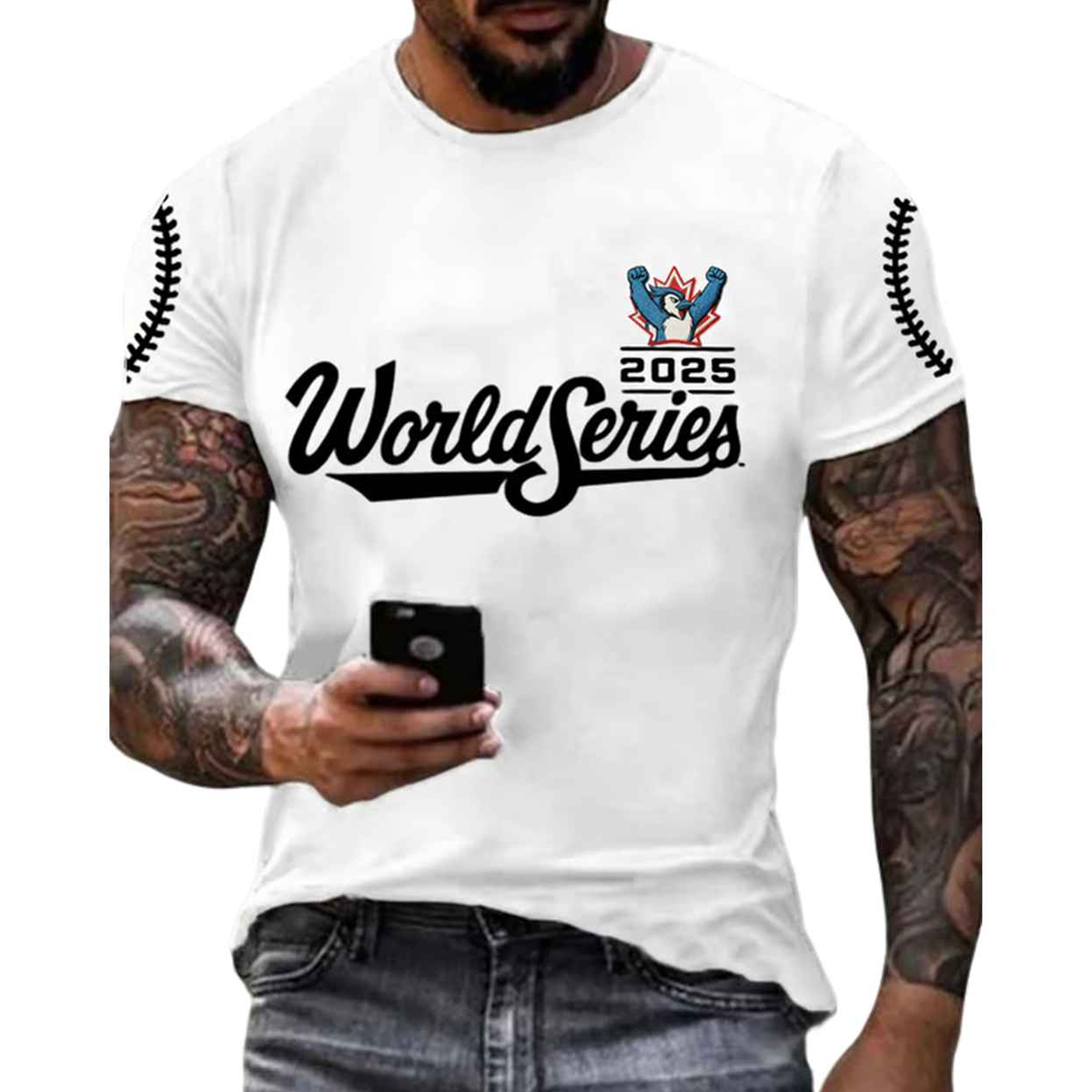 Blue Jays World Series 2025 Print Casual T Shirt