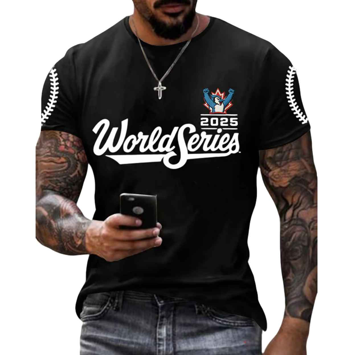Blue Jays World Series 2025 Print Casual T Shirt