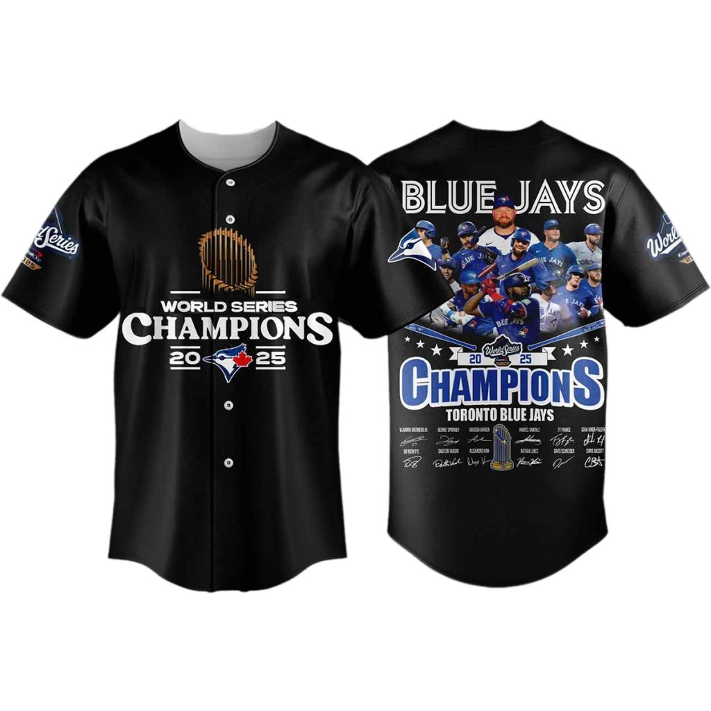 Blue Jays World Series 2025 Signature Baseball Jersey
