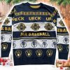 Bob Uecker Brewers Ugly Christmas Sweater