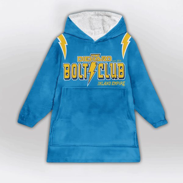 Bolt Club Herbert 10 Chargers Football Unisex Blanket Hoodie