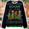 Boom Pickle All The Way Ugly Christmas Sweater