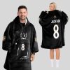 Jackson 8 Ravens Football Unisex Blanket Hoodie 1