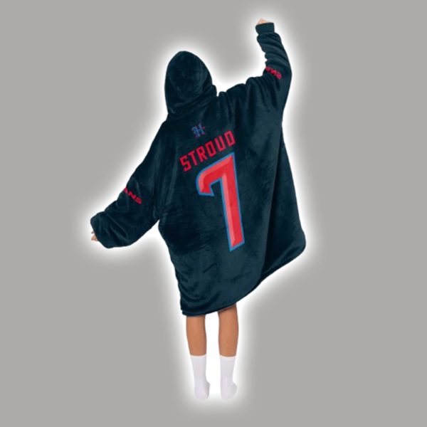 CS 7 Houston Football Unisex Blanket Hoodie 1