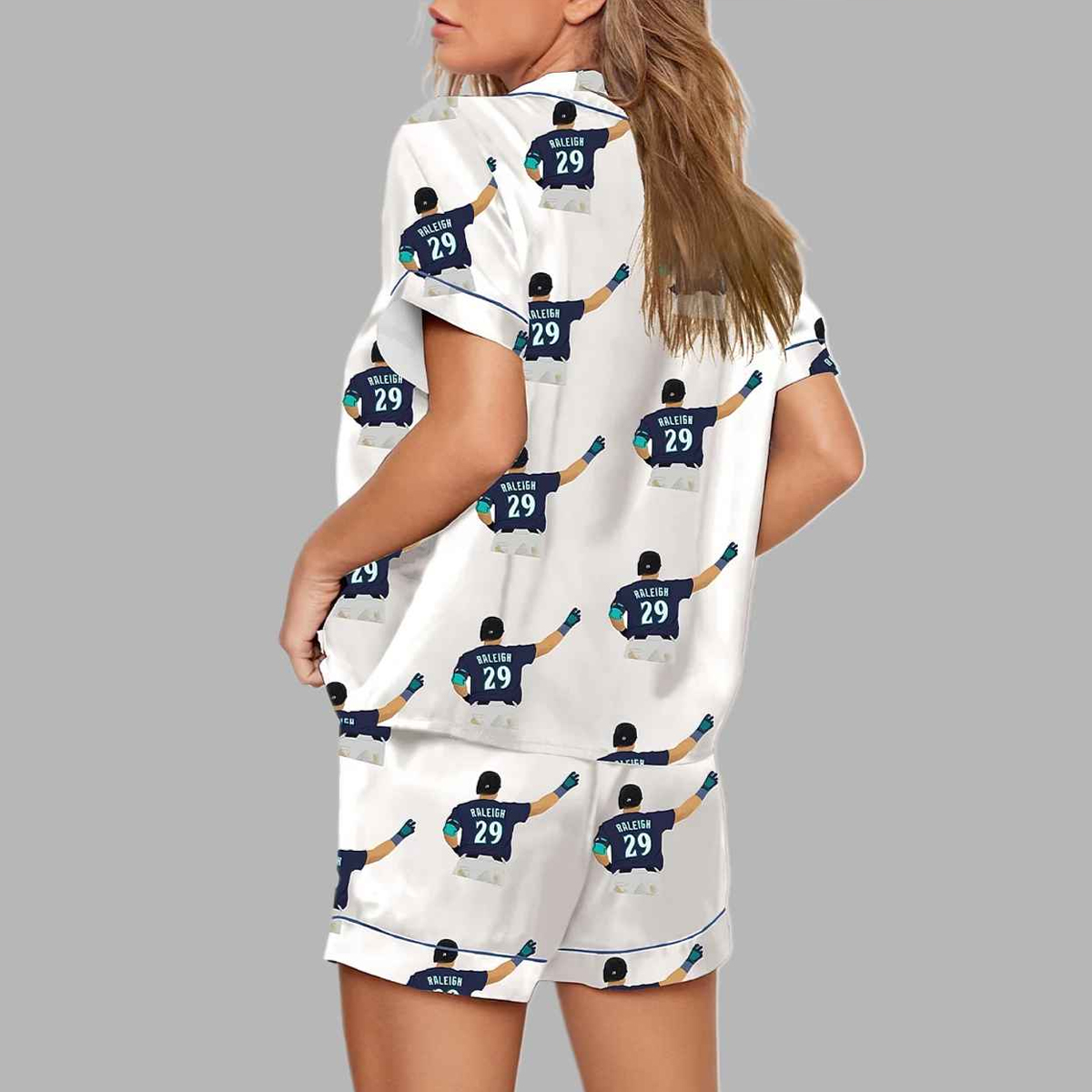 Cal Raleigh Mariners Baseball Pajama Set