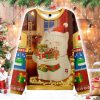 Cat Holding Gift Christmas Ugly Sweater