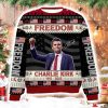 Charlie Kirk Freedom Turning Point Usa Ugly Christmas Sweater 2025
