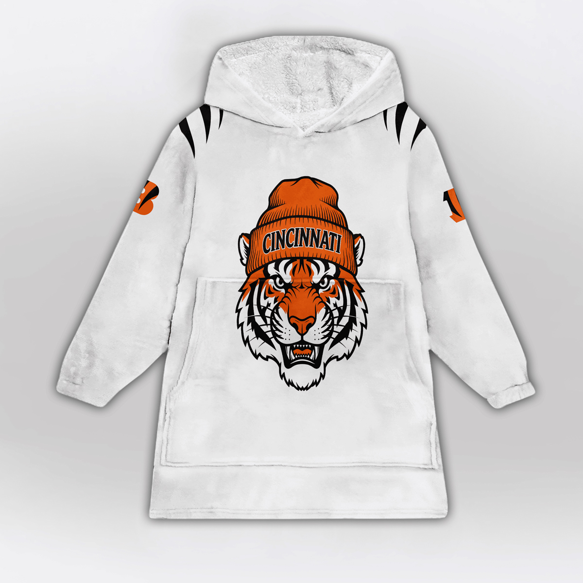 Chase JC 1 Cincinnati Football Unisex Blanket Hoodie