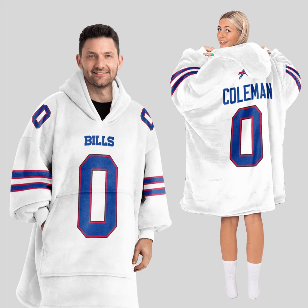 Coleman 0 Bills Football Unisex Blanket Hoodie 1 Coleman 0 Bills Football Unisex Blanket Hoodie 1