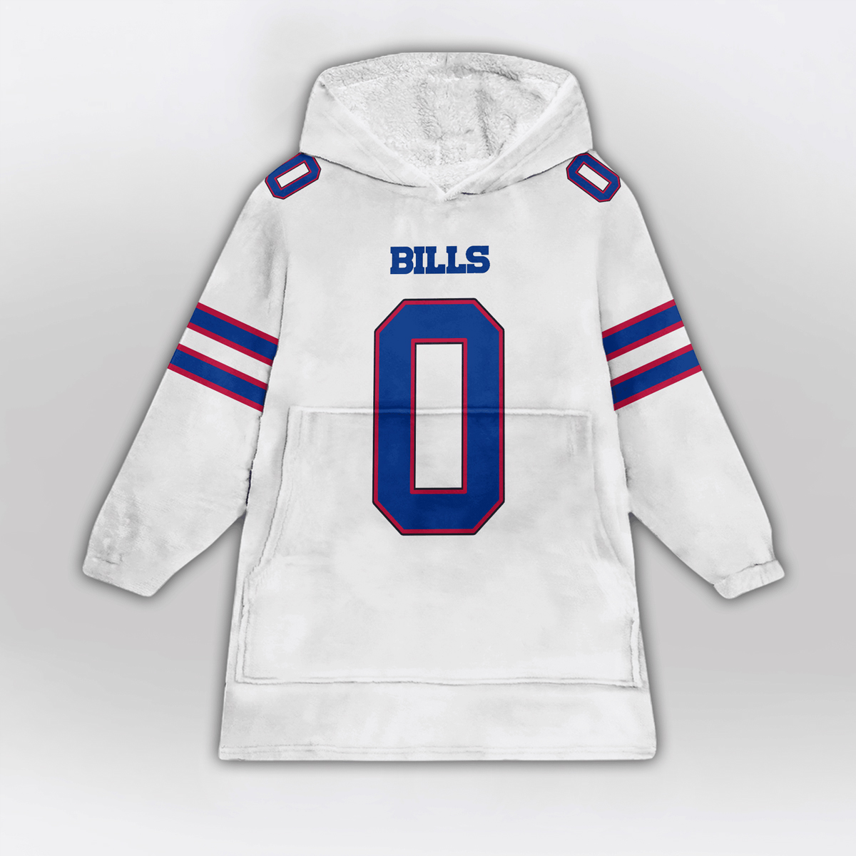 Coleman 0 Bills Football Unisex Blanket Hoodie 2