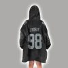 Crosby 98 Las Vegas Football Unisex Blanket Hoodie 1
